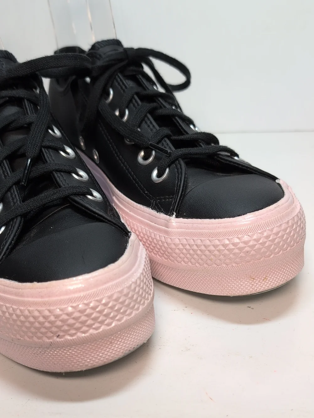 Converse All Star lift rainbow platform sneakers women's size 7.5 EU 38